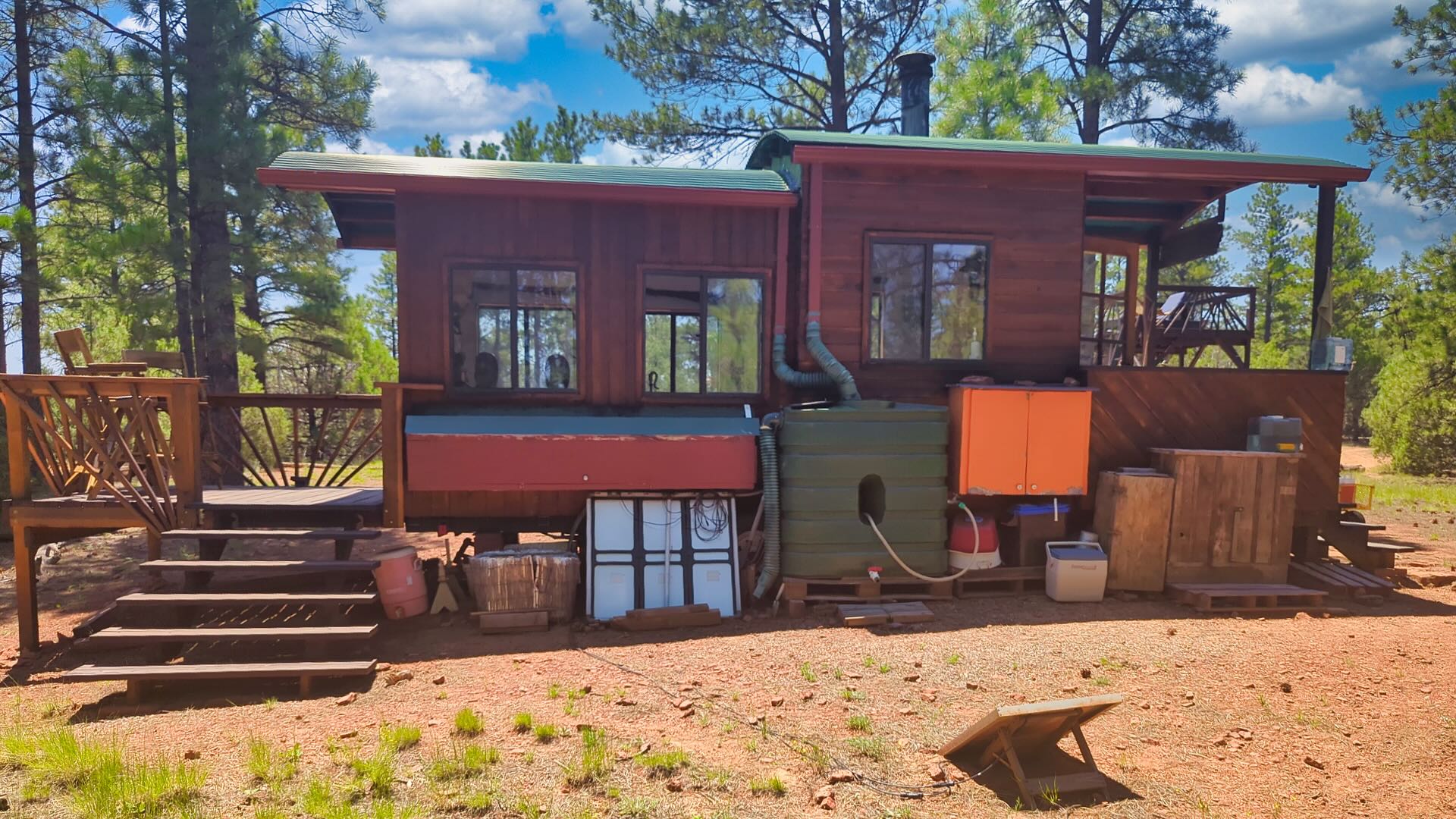Land for Sale in New Mexico • 91 Acres with 3 Tiny Houses
